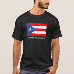 Camiseta Aguadilla Porto Rico Pr Puerto Rican Flag Amapola