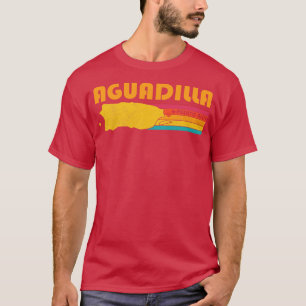 Camiseta Aguadilla Porto Rico Vintage angustiou Souvenir