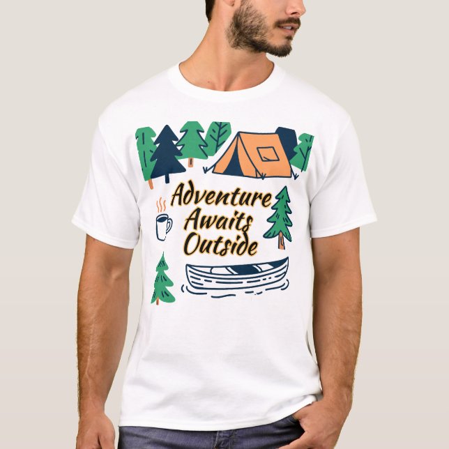 Camiseta Aguarda Aventura Fora (Frente)