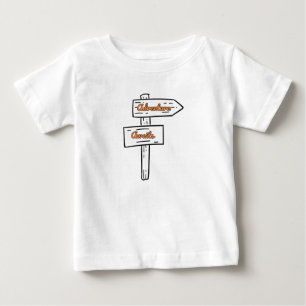 Camiseta Aguardações - Sinal de Viagem desenhado à mão