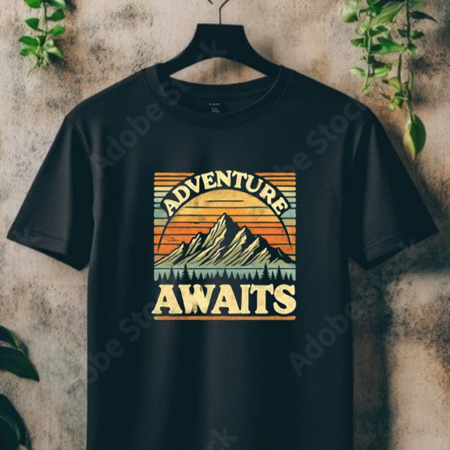 Camiseta Aguardam Aventura (Criador carregado)