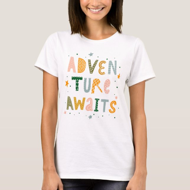 Camiseta Aguardam Aventura (Frente)
