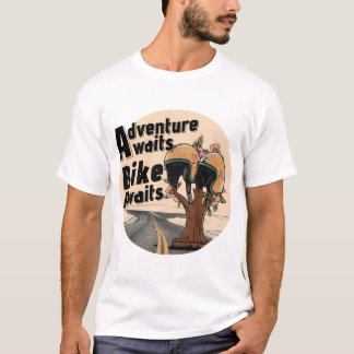 Camiseta Aguardam Aventura, A Bicicleta Aguarda