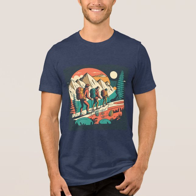 Camiseta Aguardam Aventura | Retro Hiperligação e Arte Natu (Frente)