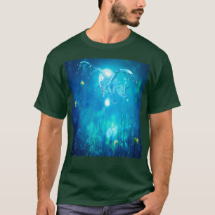 Camiseta aguardente de flores na floresta