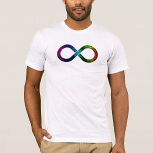Camiseta Aguarela da infinidade de Neurodiversity sobre o