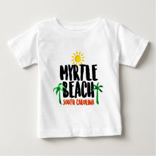 Camiseta Aguarela de Myrtle Beach