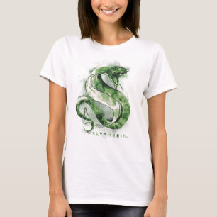 Camiseta Aguarela do cobra de Harry Potter   SLYTHERIN™