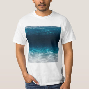 Camiseta Águas do mar oceano sob o mar