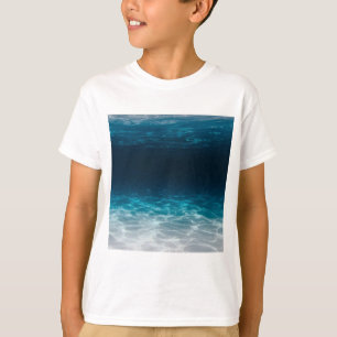 Camiseta Águas do mar oceano sob o mar