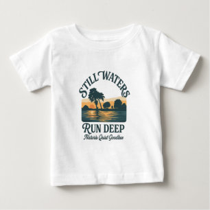 Camiseta Águas Estáticas Correm Profundamente - Paisagem Na