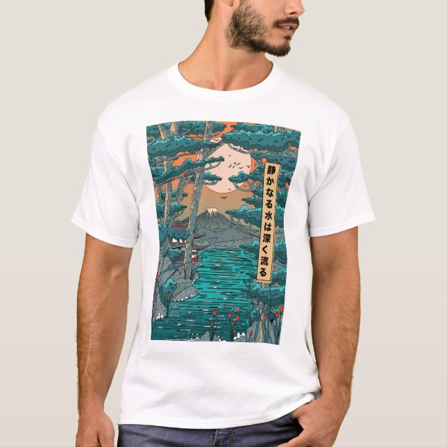 Camiseta Águas paradas são profundas. (Frente)