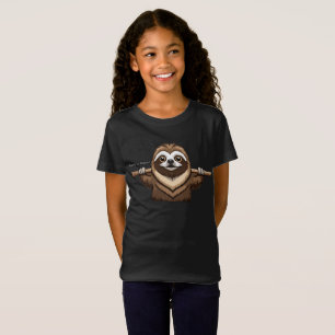 Camiseta Aguente firme": Palavras encorajadoras de Sloth