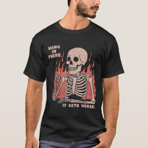 Camiseta Aguente Lá Que Piorar A Pão Existencial De Pão