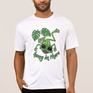 Camiseta Aguente-Se Lá Feliz Sapo Verde