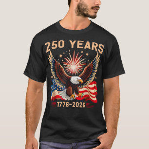 Camiseta Águia 250 Anos Celebração Retro EUA