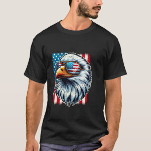 Camiseta Águia 4 de Julho u2013 Bandeira Americana Patrióti