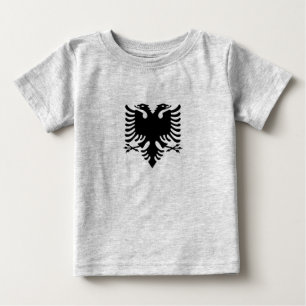 Camiseta Águia albanesa de duas cabeças