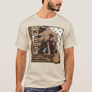 Camiseta Águia Alce lendário guerreiro Oglala Lakota