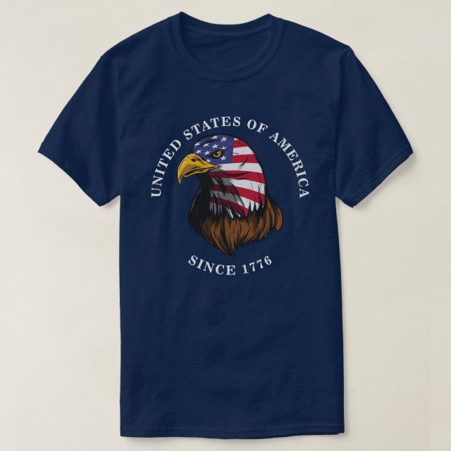 Camiseta Águia Americana (Frente do Design)