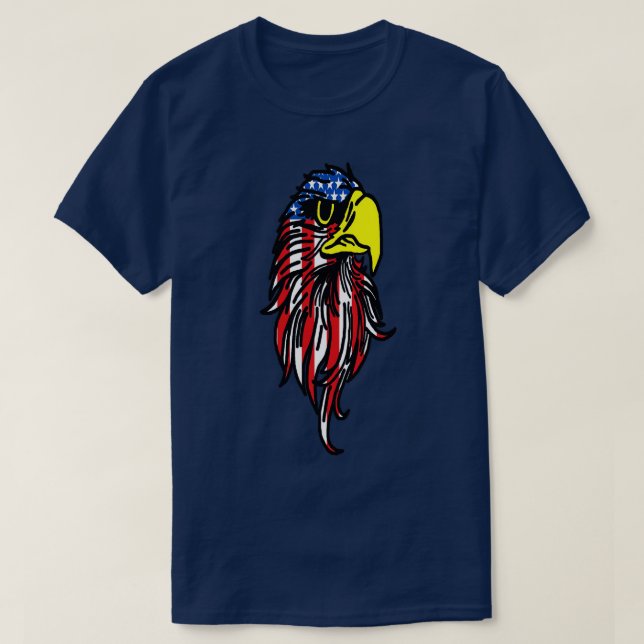 Camiseta Águia Americana (Frente do Design)
