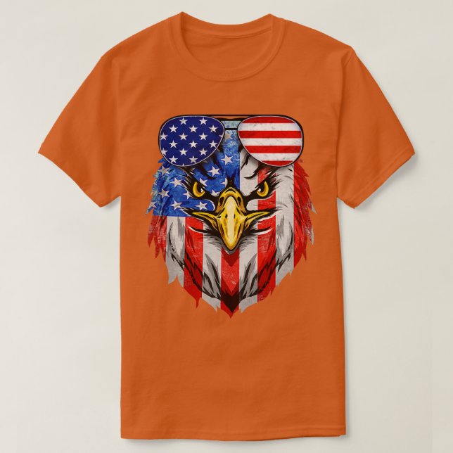 Camiseta Águia Americana (Frente do Design)