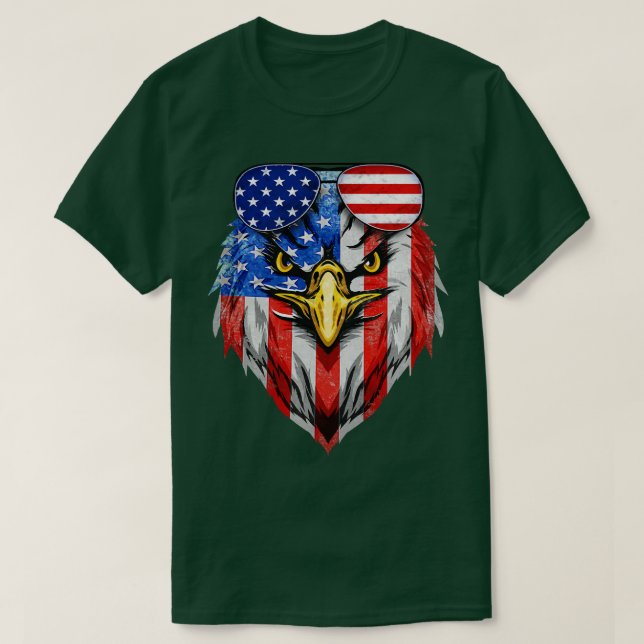 Camiseta Águia Americana 1 (Frente do Design)