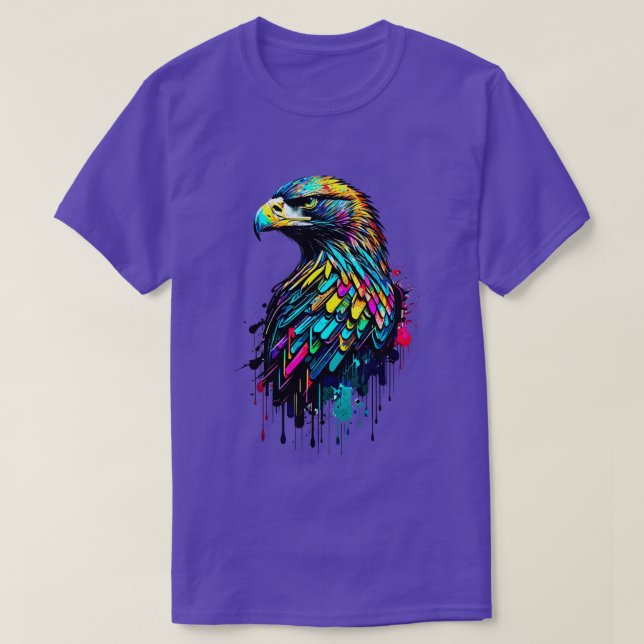Camiseta águia-americana careca (Frente do Design)
