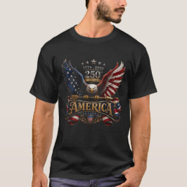 Camiseta Águia Americana Careca 4 De Julho