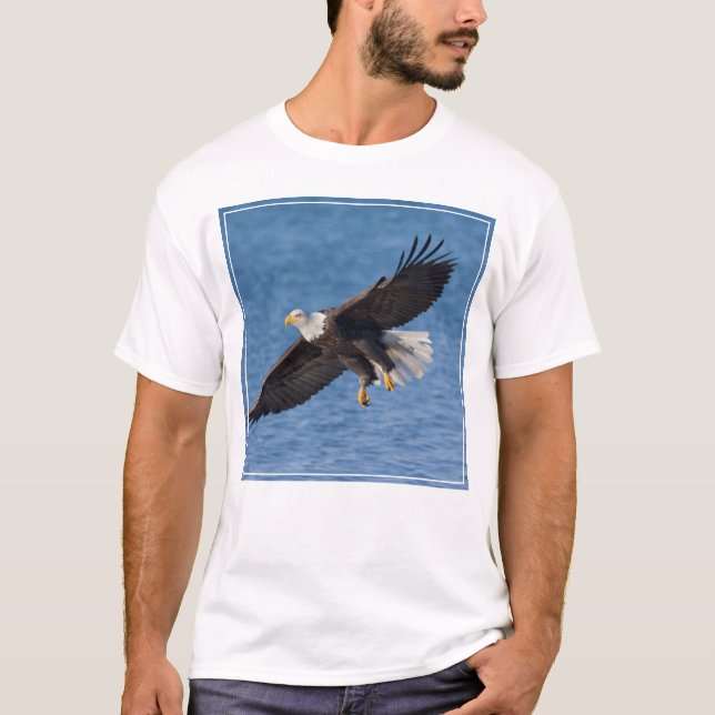 Camiseta Águia americana em voo (Frente)