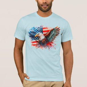 Camiseta Águia Americana – Majestoso Símbolo de Liberdade