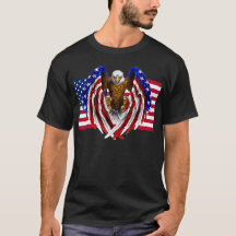 Águia Americana na bandeira Americana