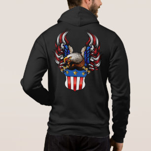 Camiseta Águia Americana, Vermelho Branco & Azul, Patriota,