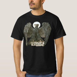 Camiseta Águia Art Nouveau Vintage, Aves de Rapina