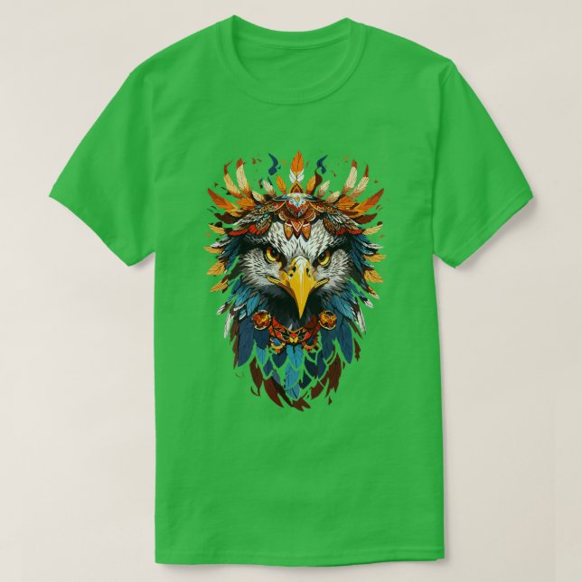Camiseta Águia Artística (Frente do Design)