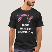 Águia Bald E América Do deus abençoe