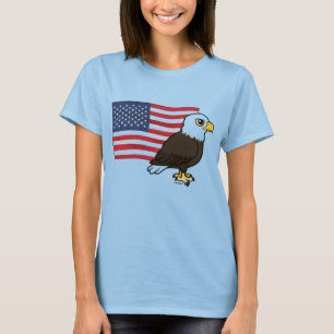 Camiseta Águia Bald Patriótica