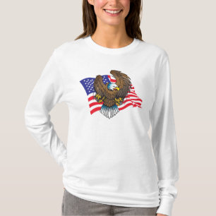 Camiseta Águia Balda e Bandeira