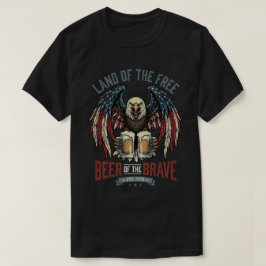 Camiseta Águia bandeira dos EUA: Cerveja Do Patriota Corajo