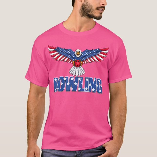 Camiseta Águia boliche E Eua (Frente)
