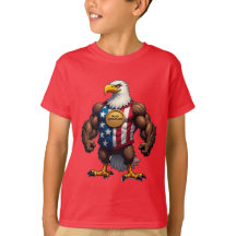 ÁGUIA CARECA AMERICANA ORGULHOSA Patriótica 