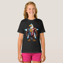 Camiseta ÁGUIA CARECA AMERICANA ORGULHOSA Patriótica 