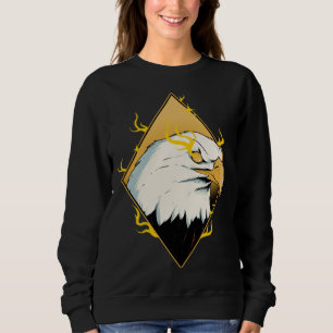 Camiseta Águia Careca Americana Relâmpago Observador de Pás