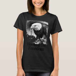 Camiseta Águia Careca Arte Viciada em Liberdade