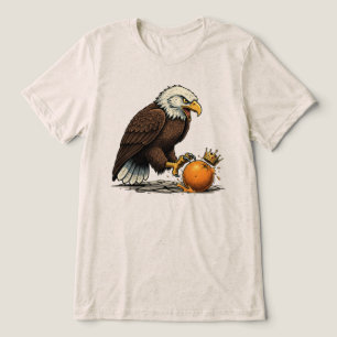 Camiseta Águia Careca e Laranja