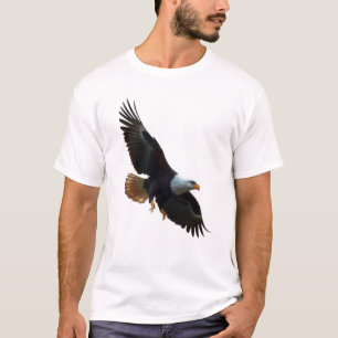 Camiseta Águia Careca Majestosa Fotorealista Natureza