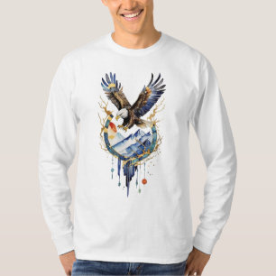 Camiseta Águia Careca Majestosa – Símbolo de Poder & Liberd