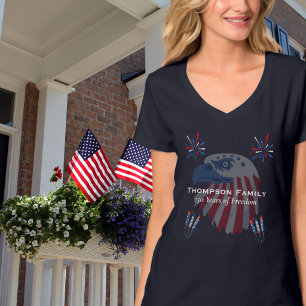Camiseta Águia Careca Patriótica América 250º 4 de Julho