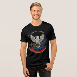 Camiseta Águia Careca Voar pela Liberdade Vintage Chic Amer