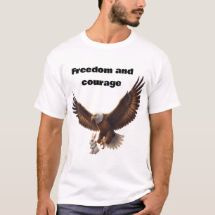 Camiseta Águia Carregando Coelho – Desenho Inspirador de Li